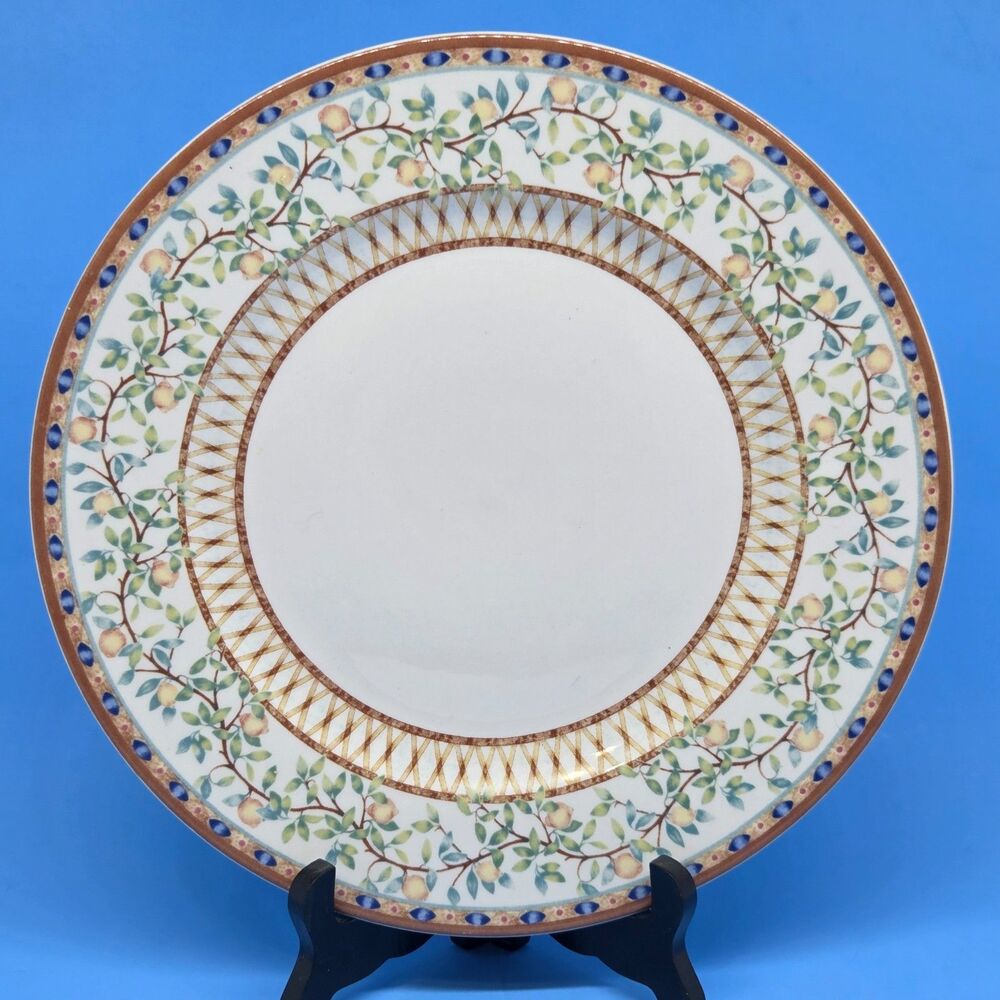TESCO HOME "Lemontree " 10 3/4" Dinner Plate GUC